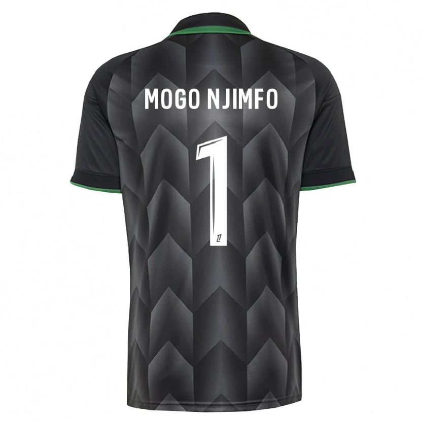 Danxen Bambino Maglia Arthur Mogo Njimfo #1 Verde Bianco Nero Kit Gara Away 2026/27 Maglietta