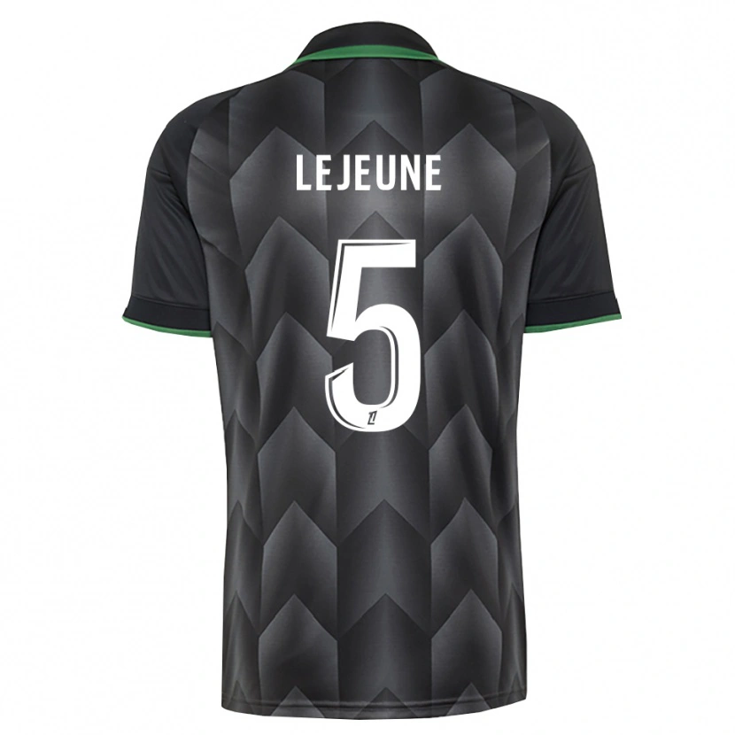 Danxen Bambino Maglia Romane Lejeune #5 Verde Bianco Nero Kit Gara Away 2026/27 Maglietta
