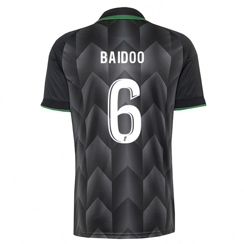 Danxen Bambino Maglia Samson Baidoo #6 Verde Bianco Nero Kit Gara Away 2026/27 Maglietta