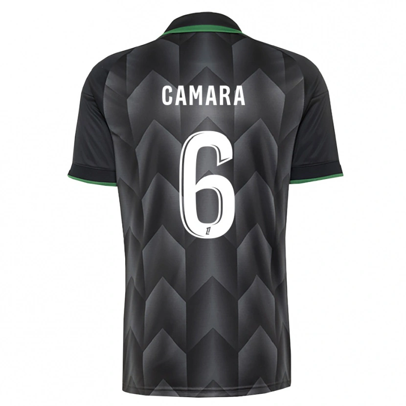 Danxen Bambino Maglia Mamadou Camara #6 Verde Bianco Nero Kit Gara Away 2026/27 Maglietta
