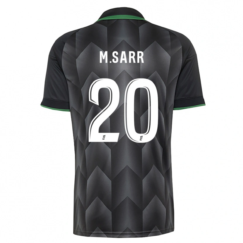 Danxen Bambino Maglia Malang Sarr #20 Verde Bianco Nero Kit Gara Away 2026/27 Maglietta
