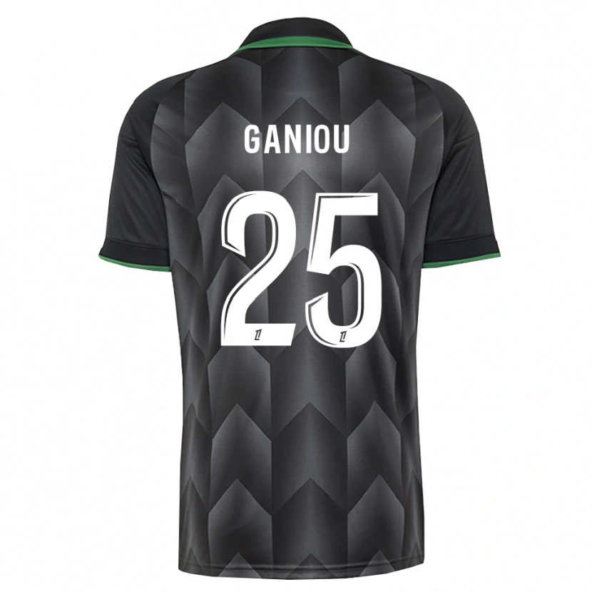 Danxen Bambino Maglia Ismaëlo Ganiou #25 Verde Bianco Nero Kit Gara Away 2026/27 Maglietta