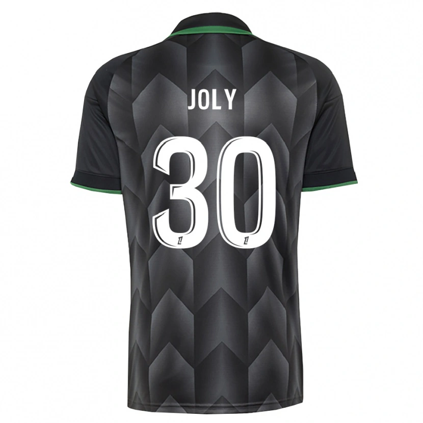 Danxen Bambino Maglia Blandine Joly #30 Verde Bianco Nero Kit Gara Away 2026/27 Maglietta