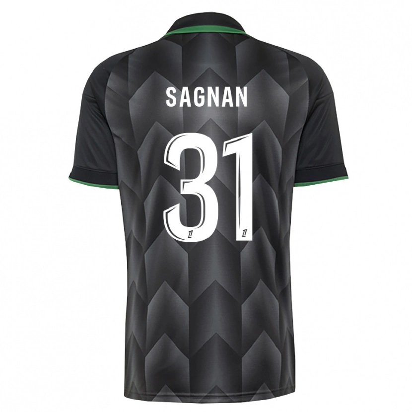 Danxen Bambino Maglia Souleymane Sagnan #31 Verde Bianco Nero Kit Gara Away 2026/27 Maglietta