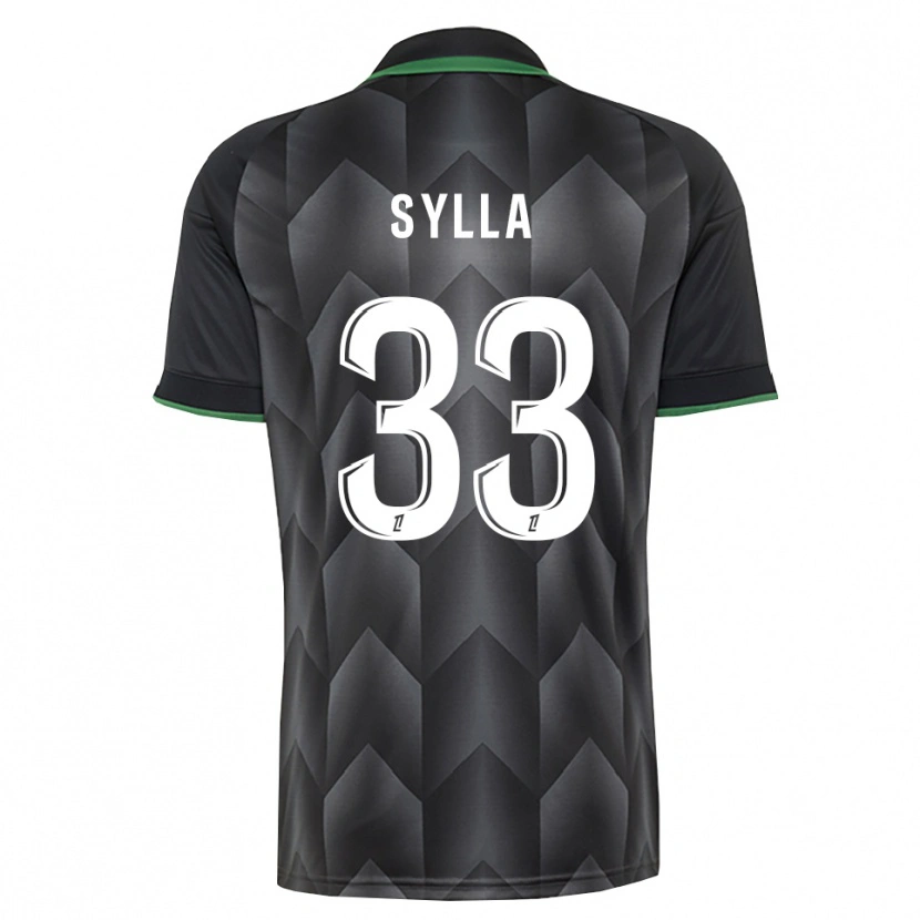 Danxen Bambino Maglia Fodé Sylla #33 Verde Bianco Nero Kit Gara Away 2026/27 Maglietta