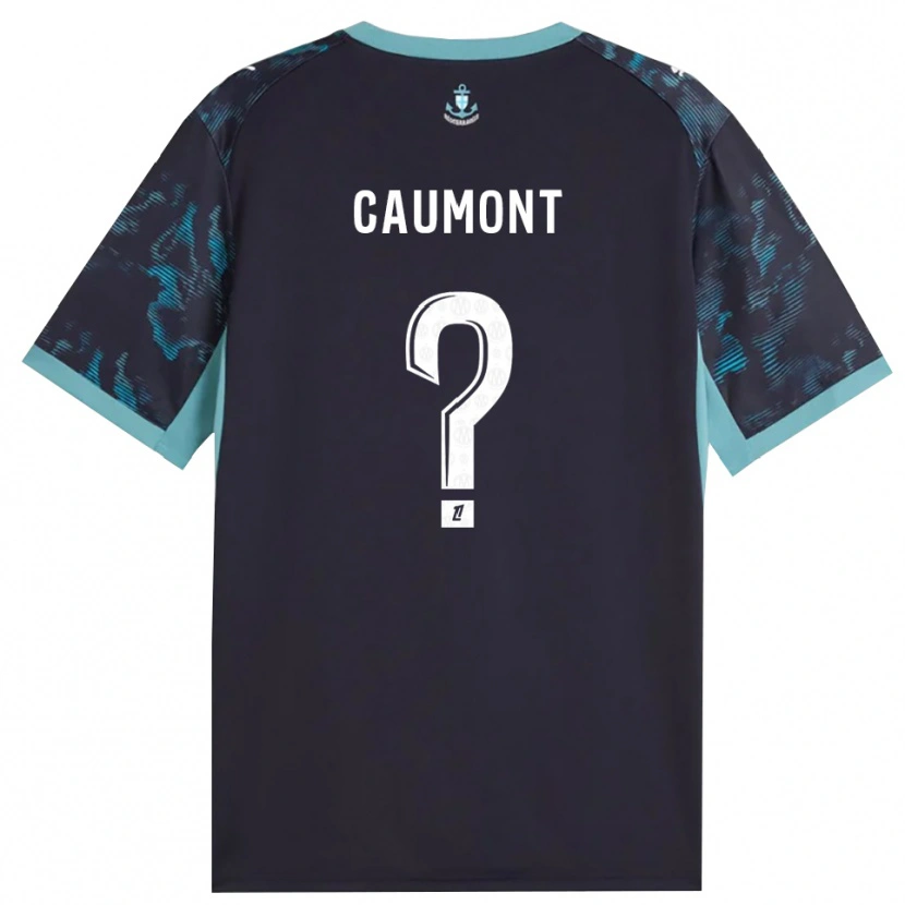 Danxen Bambino Maglia Enzo Caumont #0 Turchese Pallido Bianco Nero Kit Gara Away 2026/27 Maglietta