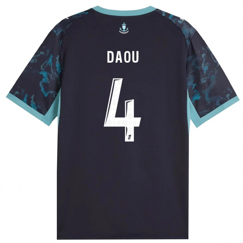 Danxen Bambino Maglia Raimane Daou #4 Turchese Pallido Bianco Nero Kit Gara Away 2026/27 Maglietta