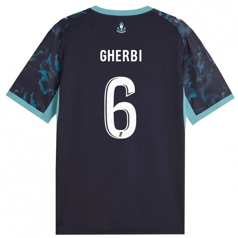 Danxen Bambino Maglia Candice Gherbi #6 Turchese Pallido Bianco Nero Kit Gara Away 2026/27 Maglietta
