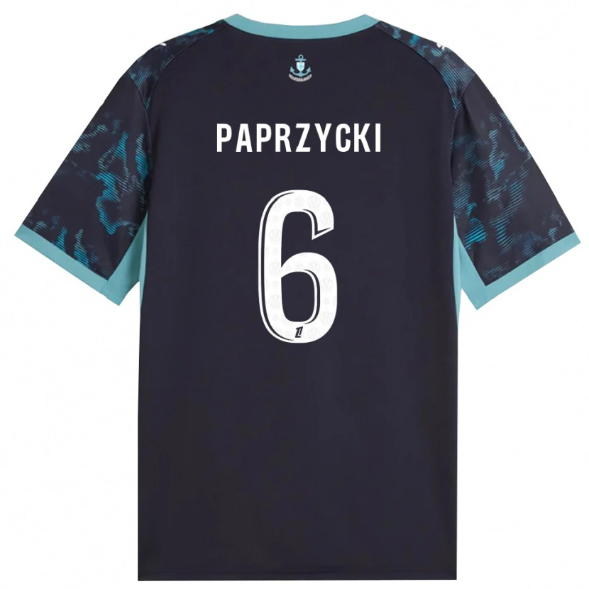 Danxen Bambino Maglia Aurore Paprzycki #6 Turchese Pallido Bianco Nero Kit Gara Away 2026/27 Maglietta