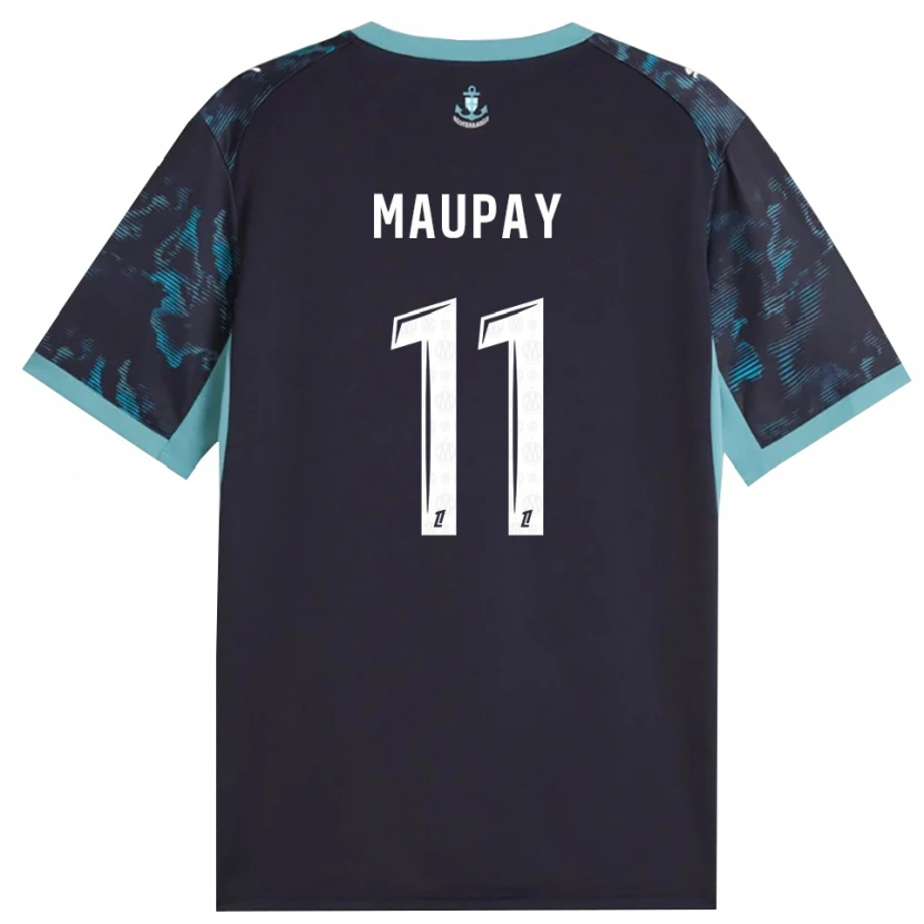 Danxen Bambino Maglia Neal Maupay #11 Turchese Pallido Bianco Nero Kit Gara Away 2026/27 Maglietta