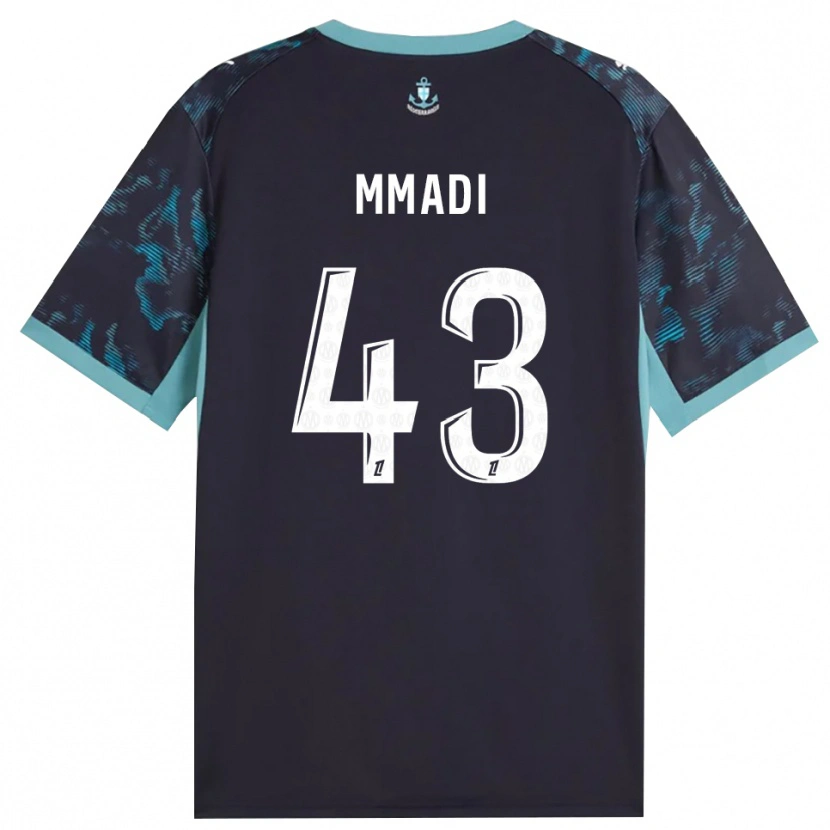 Danxen Bambino Maglia Tadjidine Mmadi #43 Turchese Pallido Bianco Nero Kit Gara Away 2026/27 Maglietta