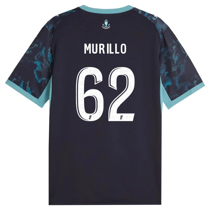 Danxen Bambino Maglia Amir Murillo #62 Turchese Pallido Bianco Nero Kit Gara Away 2026/27 Maglietta