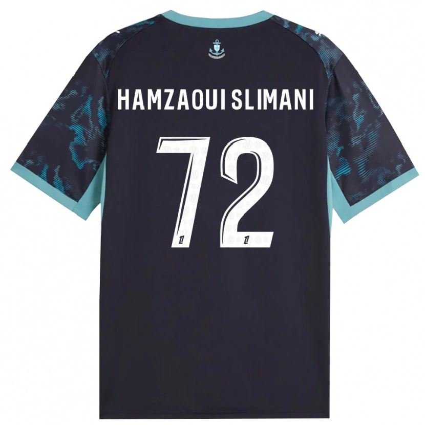 Danxen Bambino Maglia Hilan Hamzaoui Slimani #72 Turchese Pallido Bianco Nero Kit Gara Away 2026/27 Maglietta