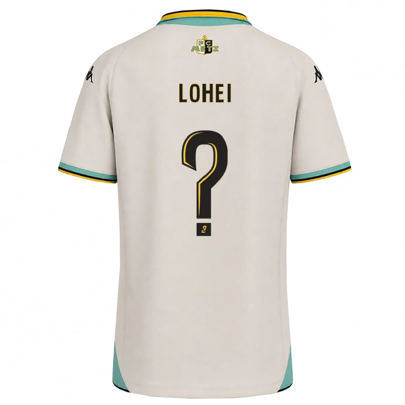 Danxen Bambino Maglia Fabio Lohei #0 Bianco Floreale Nero Kit Gara Away 2026/27 Maglietta