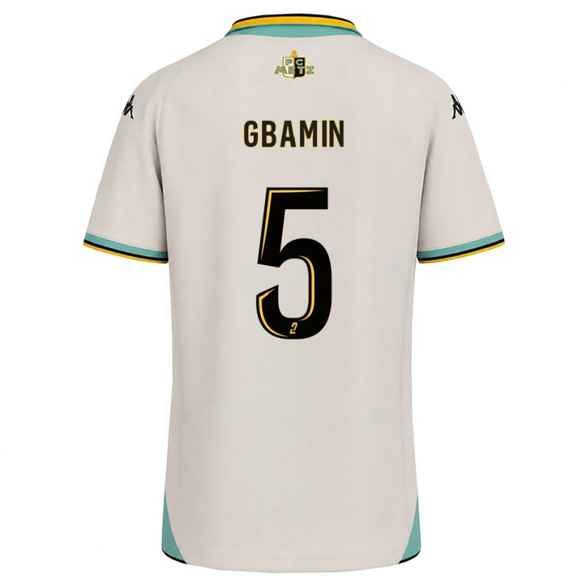 Danxen Bambino Maglia Jean-Philippe Gbamin #5 Bianco Floreale Nero Kit Gara Away 2026/27 Maglietta