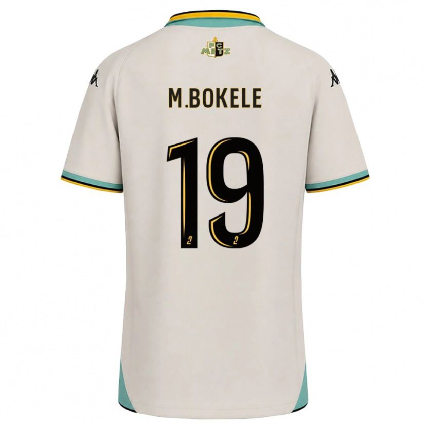 Danxen Bambino Maglia Morgan Bokele #19 Bianco Floreale Nero Kit Gara Away 2026/27 Maglietta