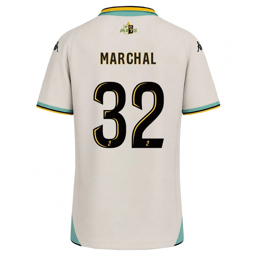 Danxen Bambino Maglia Adam Marchal #32 Bianco Floreale Nero Kit Gara Away 2026/27 Maglietta