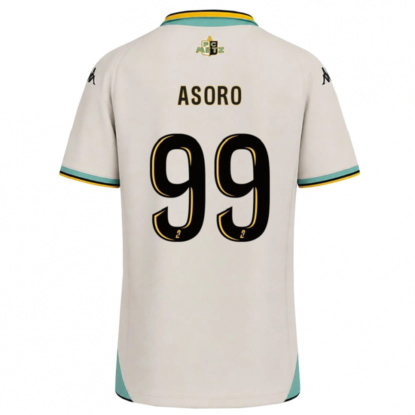 Danxen Bambino Maglia Joel Asoro #99 Bianco Floreale Nero Kit Gara Away 2026/27 Maglietta