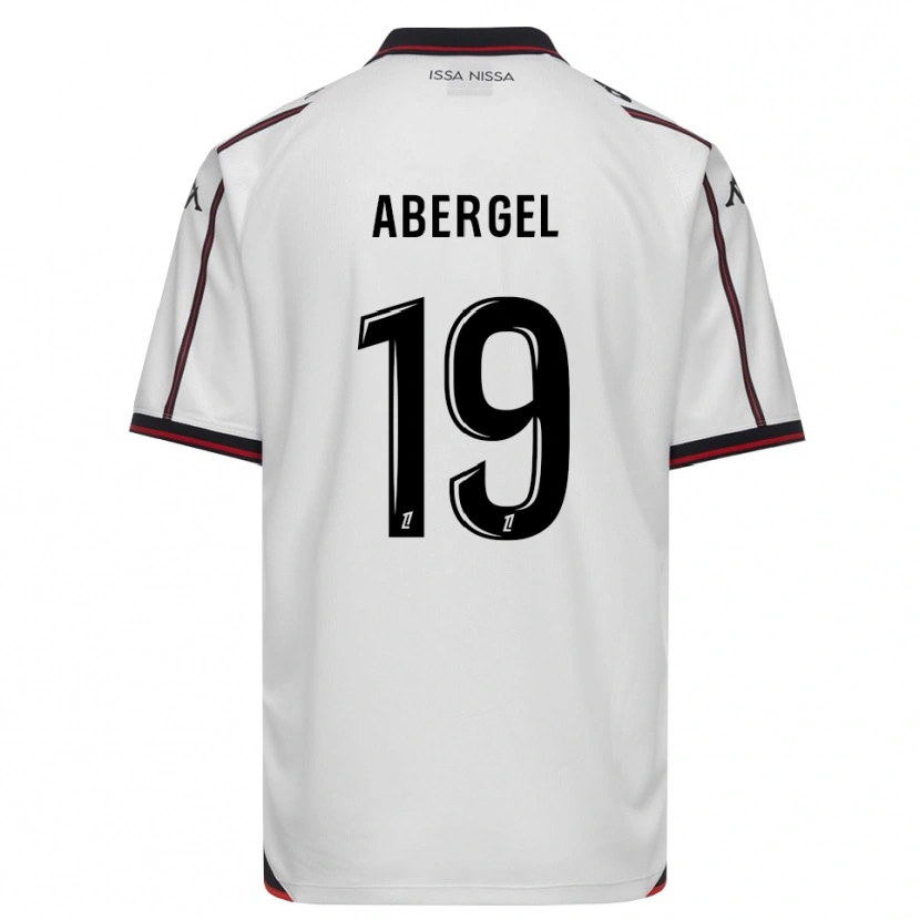 Danxen Bambino Maglia Laurent Abergel #19 Nero Bianco Kit Gara Away 2026/27 Maglietta