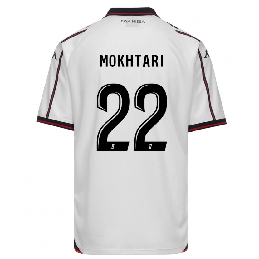 Danxen Bambino Maglia Jade Mokhtari #22 Nero Bianco Kit Gara Away 2026/27 Maglietta
