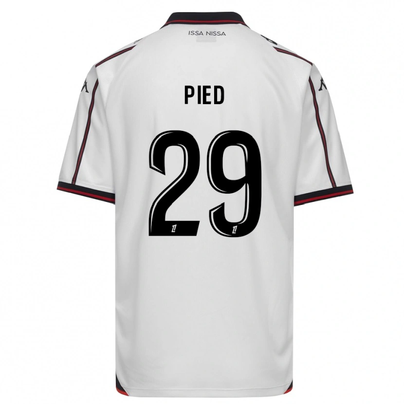 Danxen Bambino Maglia Jeremy Pied #29 Nero Bianco Kit Gara Away 2026/27 Maglietta