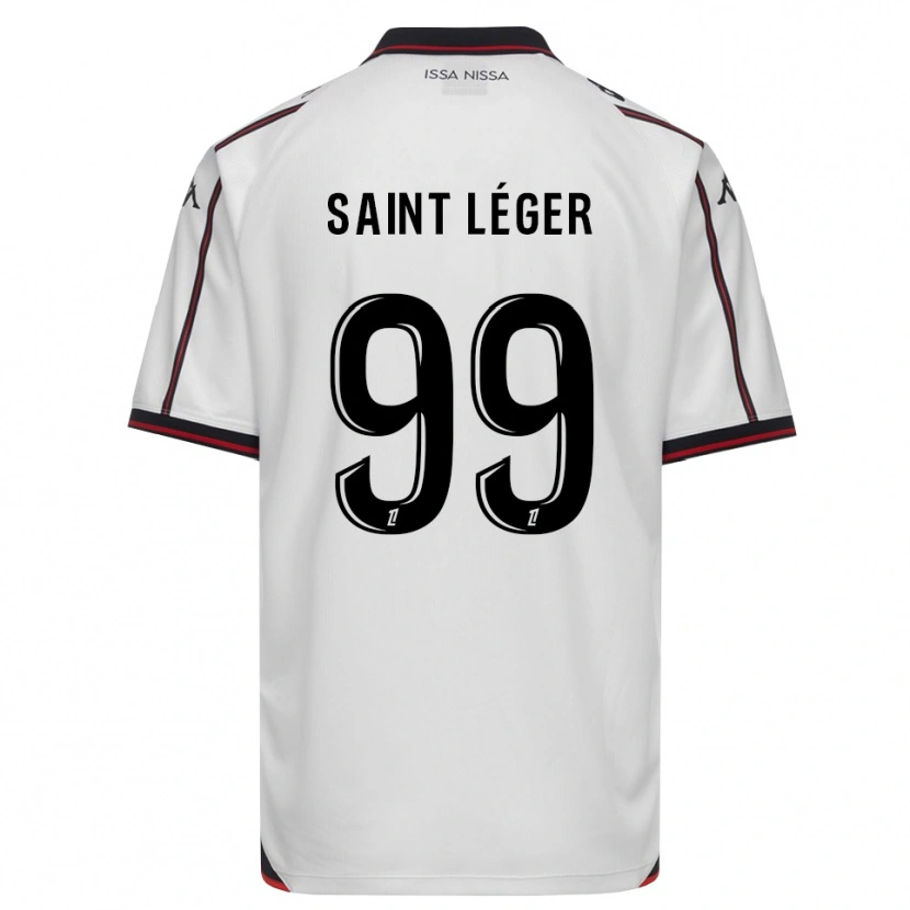 Danxen Bambino Maglia Maureen Saint Léger #99 Nero Bianco Kit Gara Away 2026/27 Maglietta