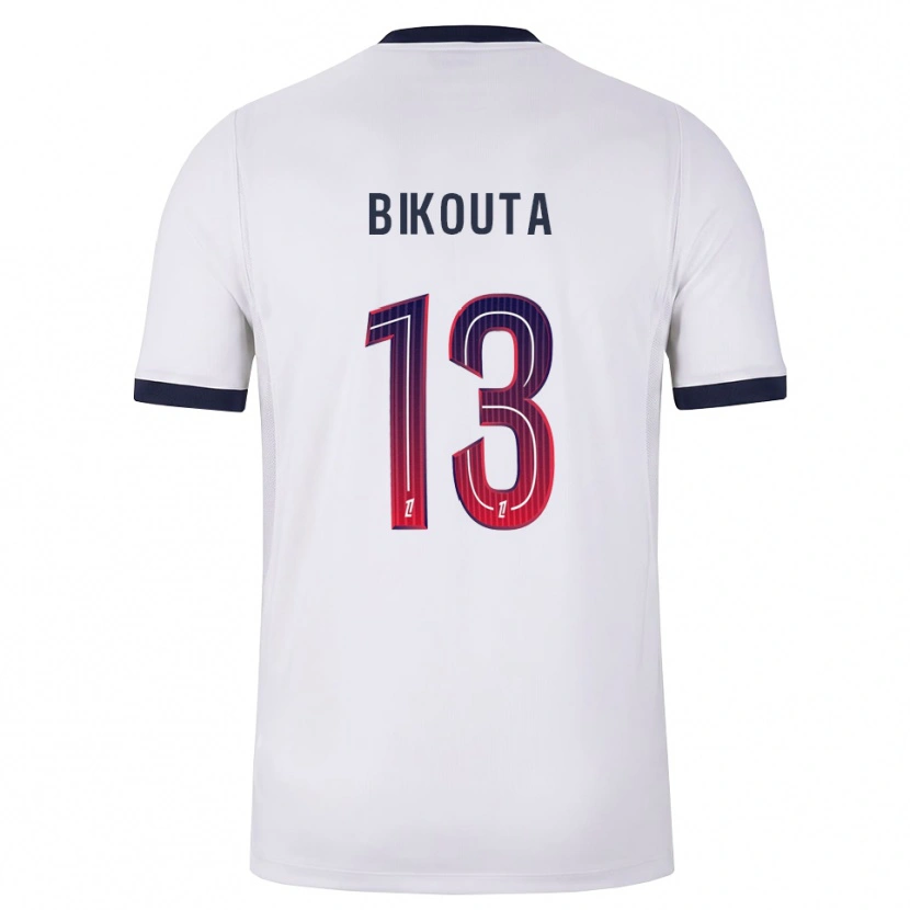 Danxen Bambino Maglia Dan-Patrice Bikouta #13 Bianco Nero Rosso Kit Gara Away 2026/27 Maglietta