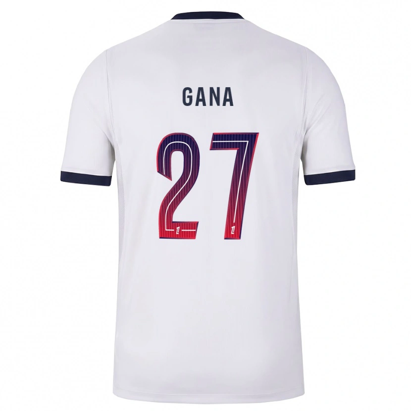 Danxen Bambino Maglia Idrissa Gana Gueye #27 Bianco Nero Rosso Kit Gara Away 2026/27 Maglietta