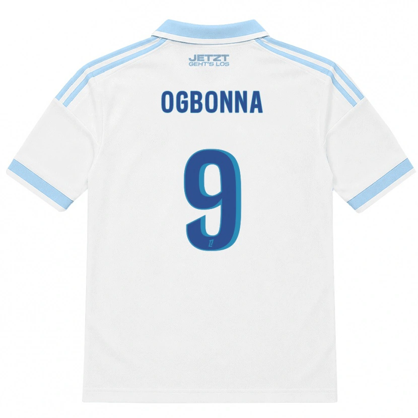 Danxen Bambino Maglia Stanley Ogbonna #9 Azzurro Chiaro Bianco Rosso Kit Gara Away 2026/27 Maglietta