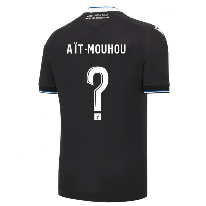 Danxen Bambino Maglia Chaïma Aït-Mouhou #0 Nero Blu Bianco Kit Gara Away 2026/27 Maglietta