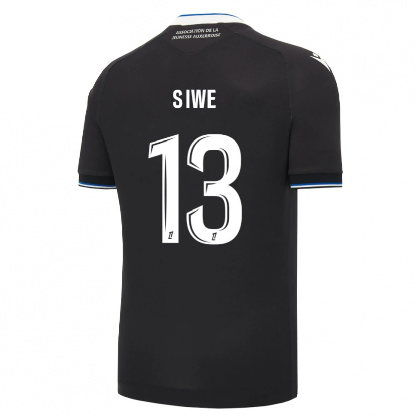 Danxen Bambino Maglia Telli Siwe #13 Nero Blu Bianco Kit Gara Away 2026/27 Maglietta