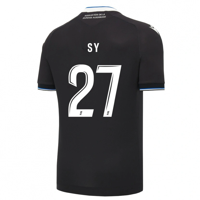 Danxen Bambino Maglia Lamine Sy #27 Nero Blu Bianco Kit Gara Away 2026/27 Maglietta