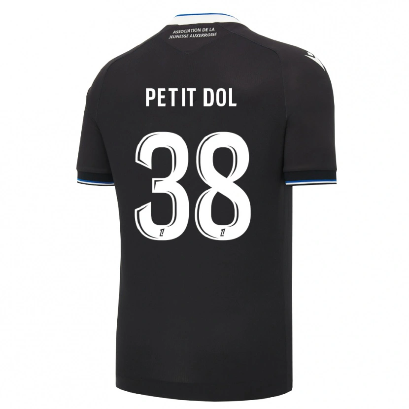 Danxen Bambino Maglia Alvin Petit Dol #38 Nero Blu Bianco Kit Gara Away 2026/27 Maglietta