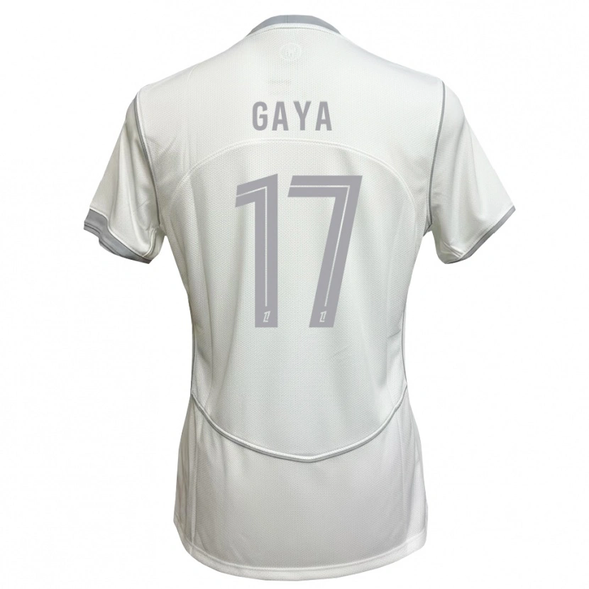 Danxen Bambino Maglia Yacine Gaya #17 Bianco Grigio Kit Gara Away 2026/27 Maglietta