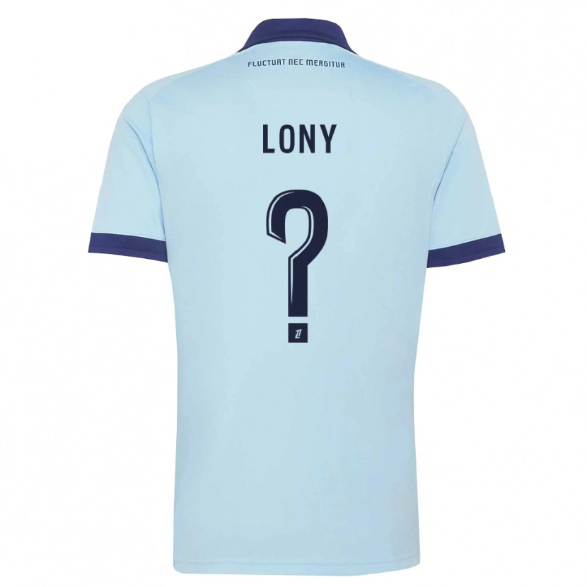 Danxen Bambino Maglia Lony Pereira Mendes Vaz #0 Blu Fiordaliso Nero Kit Gara Away 2026/27 Maglietta