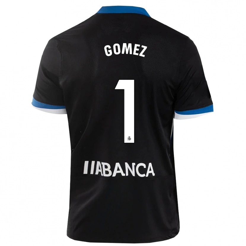 Danxen Bambino Maglia Yohana Gómez #1 Nero Blu Bianco Kit Gara Away 2026/27 Maglietta