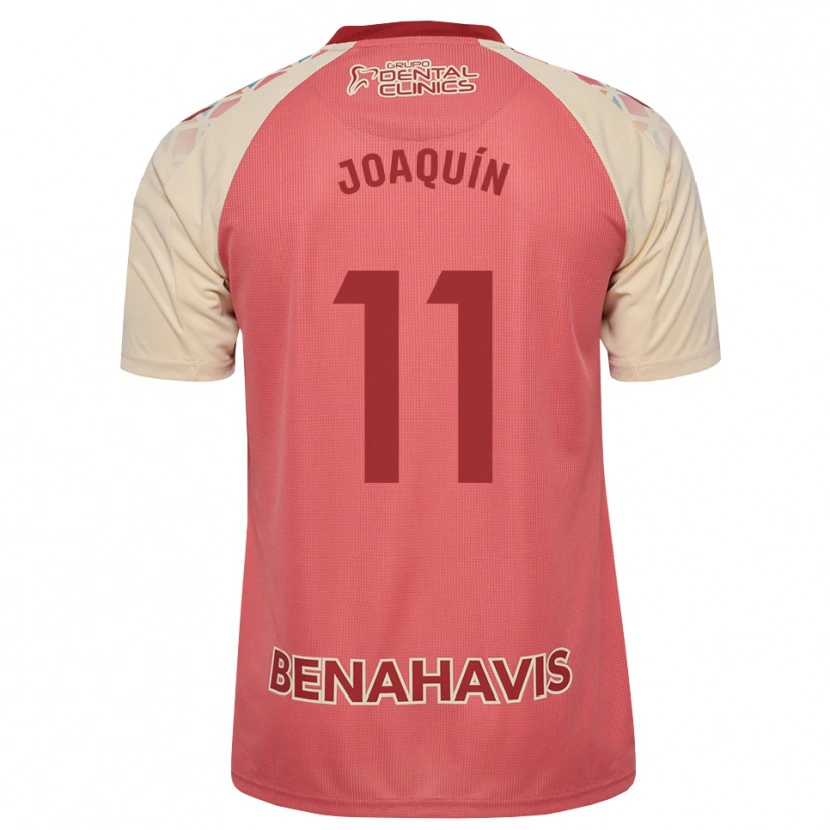 Danxen Bambino Maglia Joaquín Muñoz #11 Rosa Chiaro Rosso Blu Kit Gara Away 2026/27 Maglietta