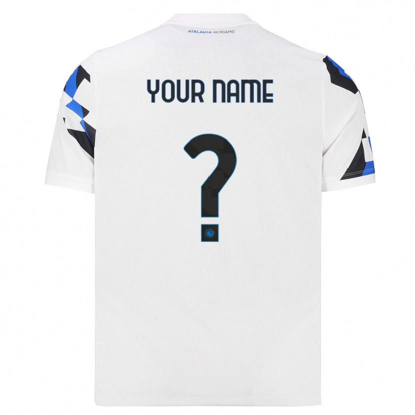 Danxen Bambino Maglia Il Tuo Nome #0 Bianco Rosso Blu Kit Gara Away 2026/27 Maglietta