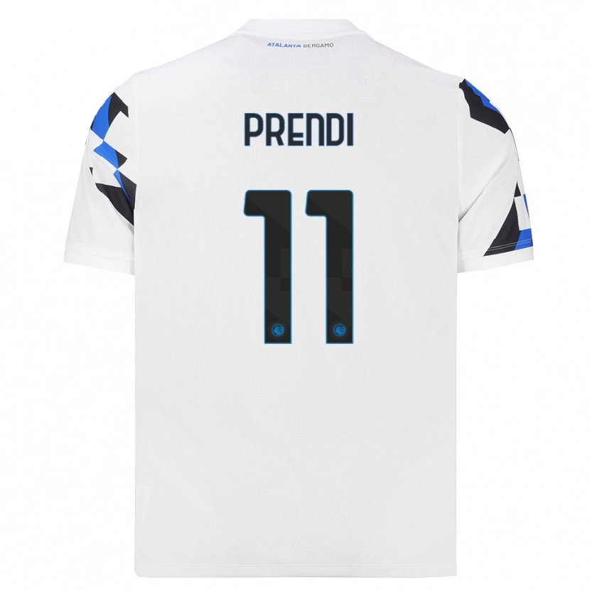 Danxen Bambino Maglia Samuel Prendi #11 Bianco Rosso Blu Kit Gara Away 2026/27 Maglietta