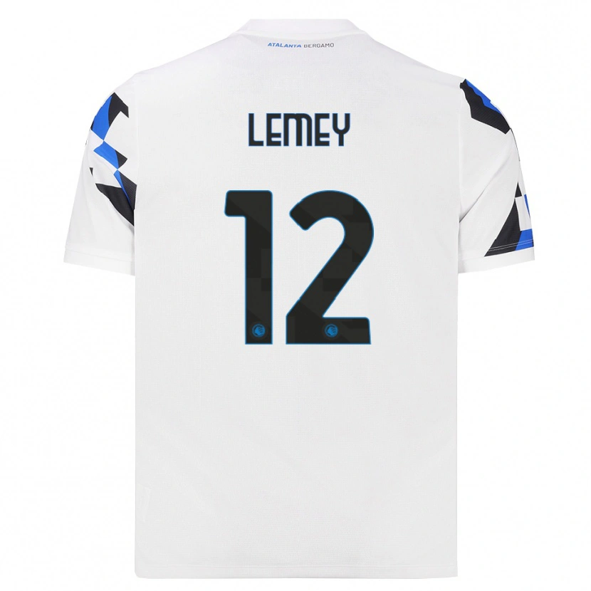 Danxen Bambino Maglia Diede Lemey #12 Bianco Rosso Blu Kit Gara Away 2026/27 Maglietta