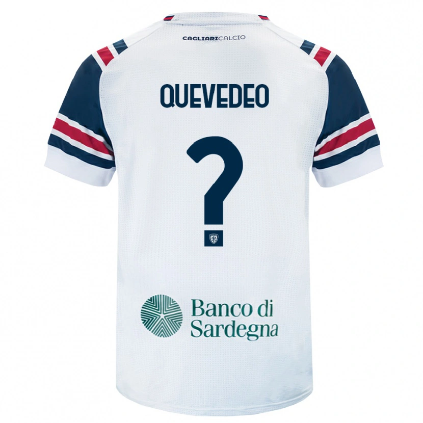 Danxen Bambino Maglia Hector Quevedeo #0 Bianco Rosso Verde Kit Gara Away 2026/27 Maglietta