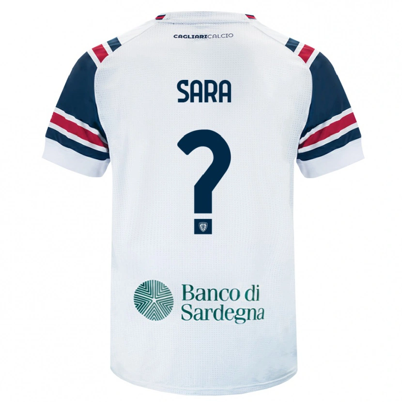 Danxen Bambino Maglia Riccardo Sara #0 Bianco Rosso Verde Kit Gara Away 2026/27 Maglietta