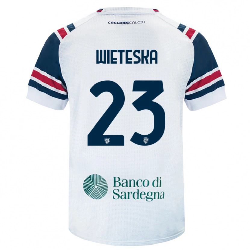 Danxen Bambino Maglia Mateusz Wieteska #23 Bianco Rosso Verde Kit Gara Away 2026/27 Maglietta
