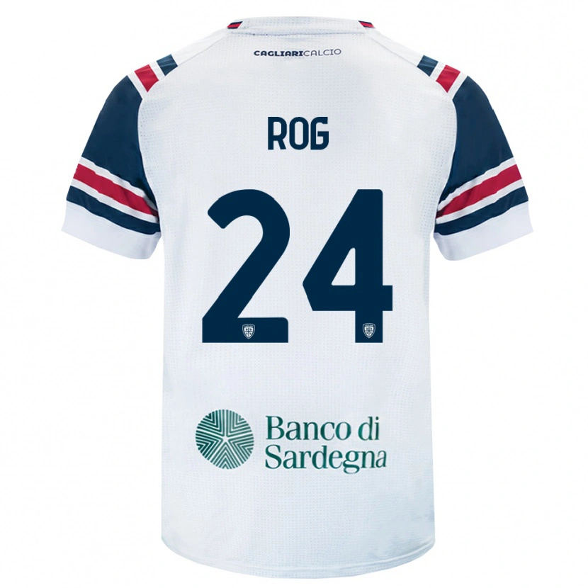 Danxen Bambino Maglia Marko Rog #24 Bianco Rosso Verde Kit Gara Away 2026/27 Maglietta