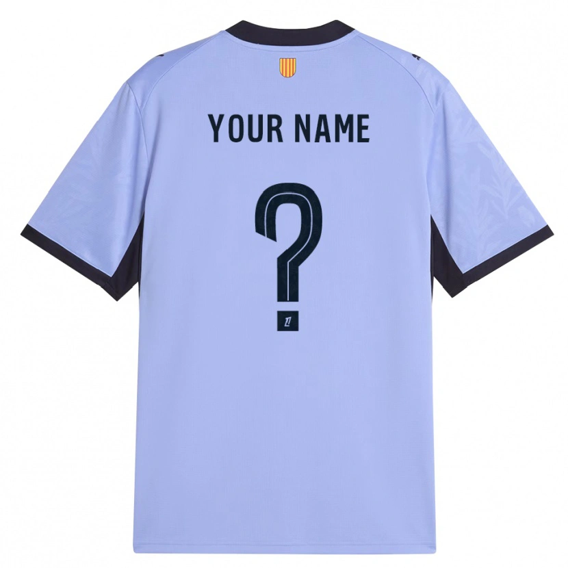 Danxen Bambino Maglia Il Tuo Nome #0 Lavanda Nero Kit Gara Third 2026/27 Maglietta