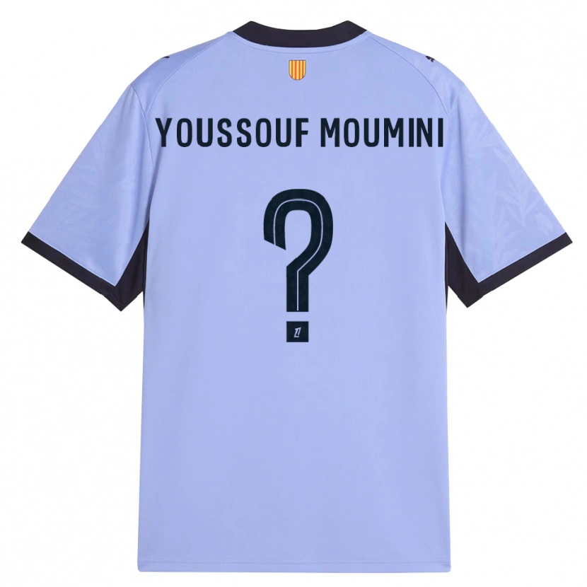 Danxen Bambino Maglia Yakine Youssouf Moumini #0 Lavanda Nero Kit Gara Third 2026/27 Maglietta