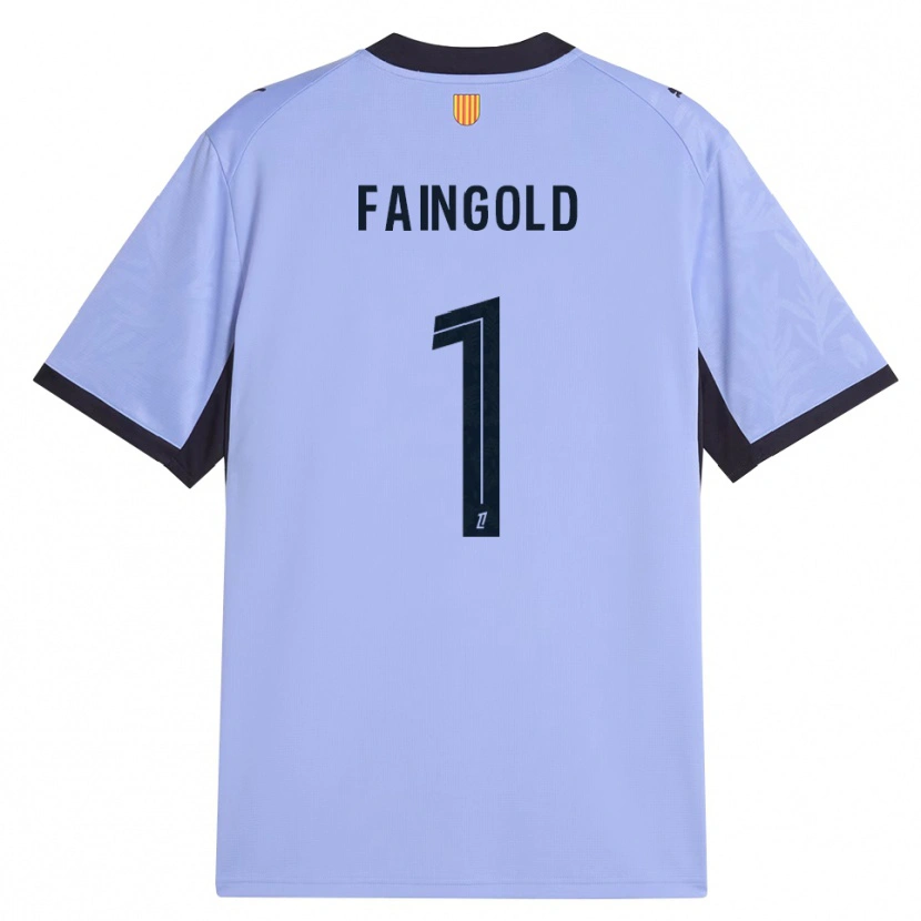 Danxen Bambino Maglia Abbie Faingold #1 Lavanda Nero Kit Gara Third 2026/27 Maglietta