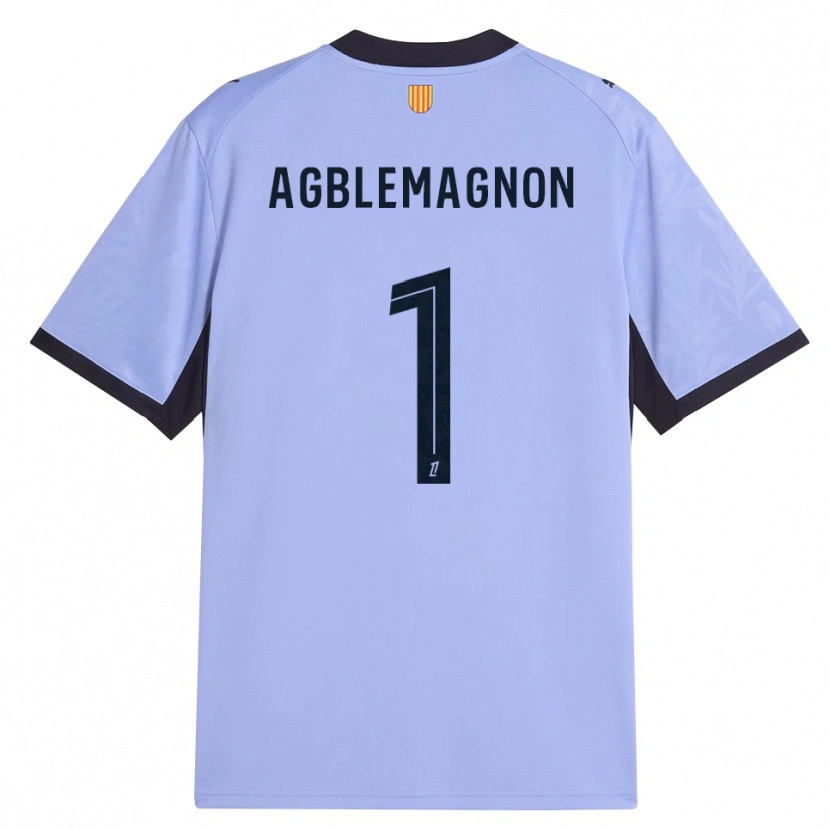 Danxen Bambino Maglia Jordan Agblemagnon #1 Lavanda Nero Kit Gara Third 2026/27 Maglietta
