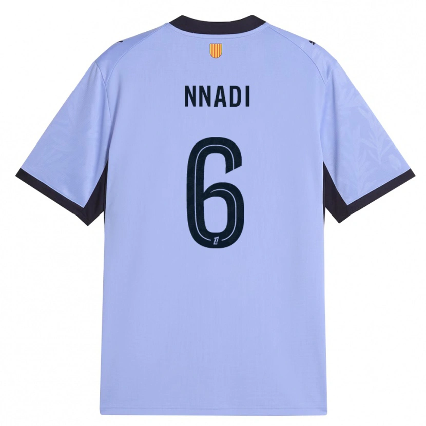 Danxen Bambino Maglia Tochukwu Nnadi #6 Lavanda Nero Kit Gara Third 2026/27 Maglietta