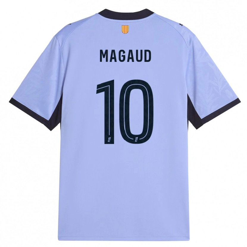 Danxen Bambino Maglia Kyle Magaud #10 Lavanda Nero Kit Gara Third 2026/27 Maglietta